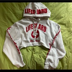 lifeguard | cropped hoodie